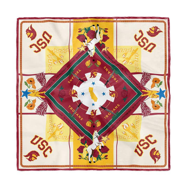 Saturday Silks - Wholesale Scarf - Women's - USC Trojans Saturday Scarf™0