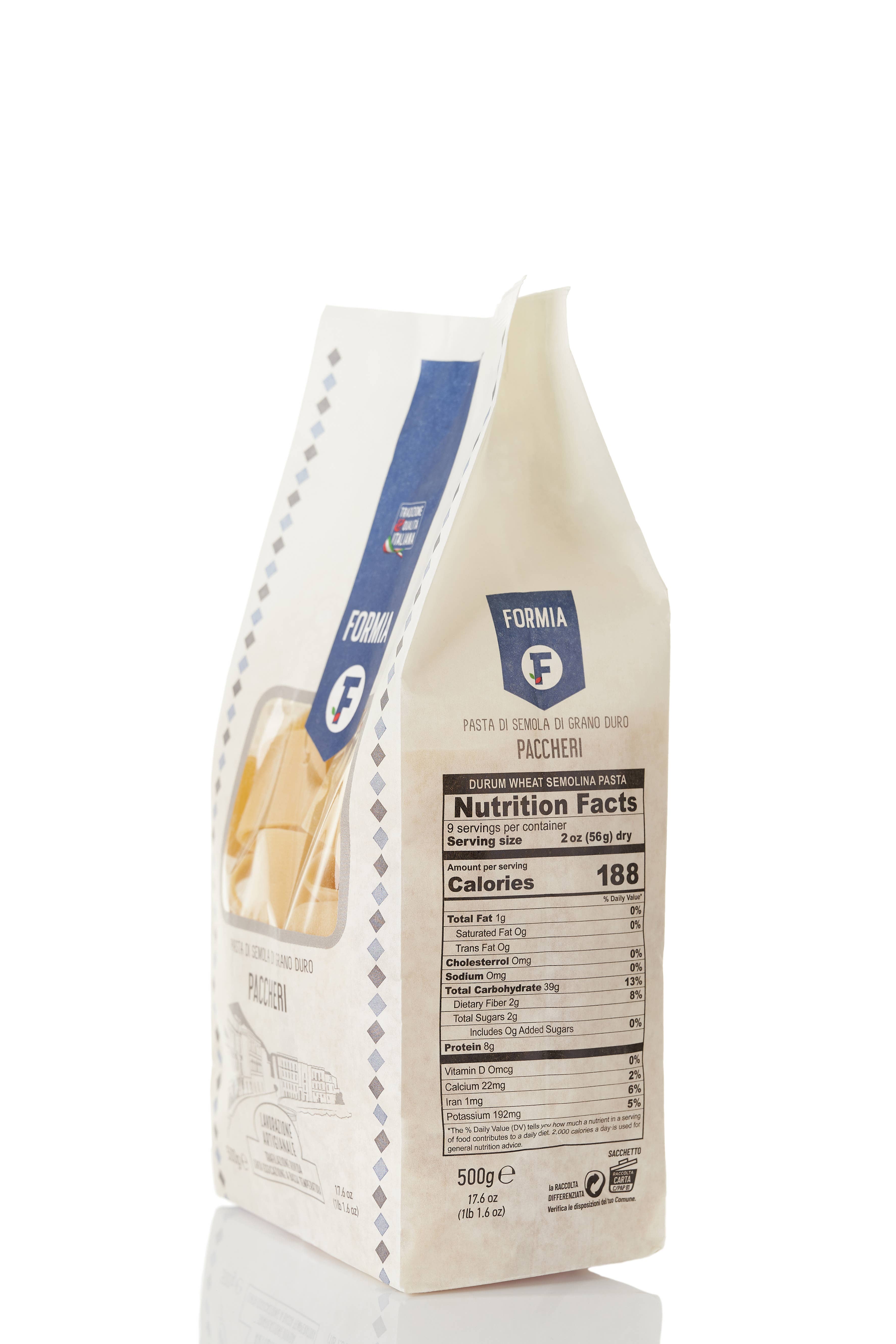 Paone Distribuzione Srl - Wholesale Pasta - Paccheri - Durum wheat semolina pasta2