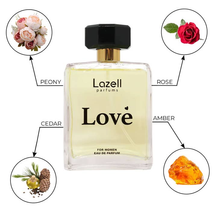 Daspar - Wholesale Perfume/Eau de Toilette - LAZELL LOVE FOR WOMEN EDP 3.4 OZ 100 ML