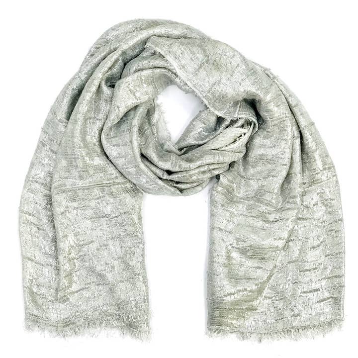 MILANO AMOUR - Wholesale Scarf - Women's - MICROCUORE LUREX MODAL SCARF