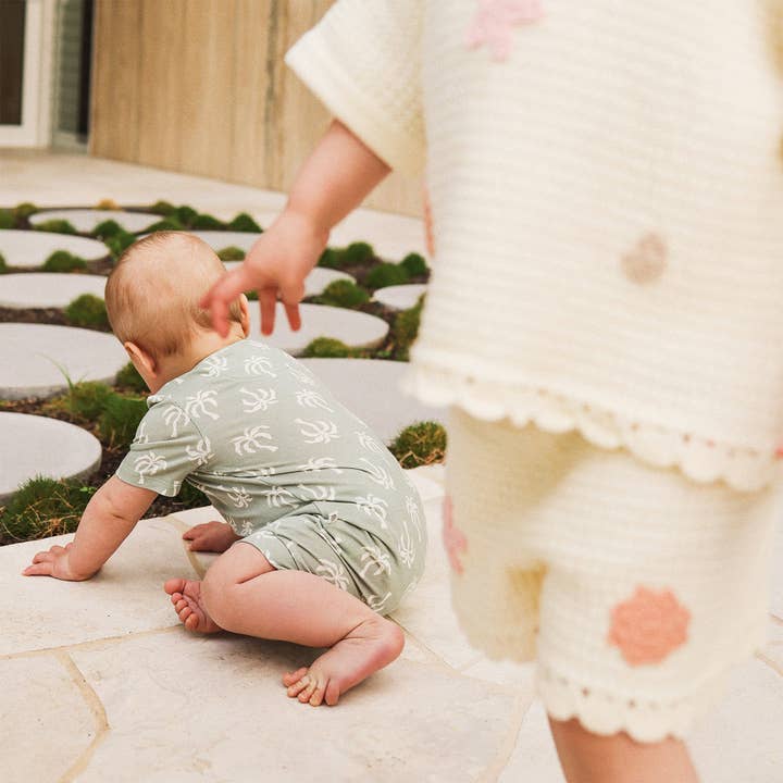 Day or Night Onesie Short Sleeve - Palm Tree for wholesale on Faire6