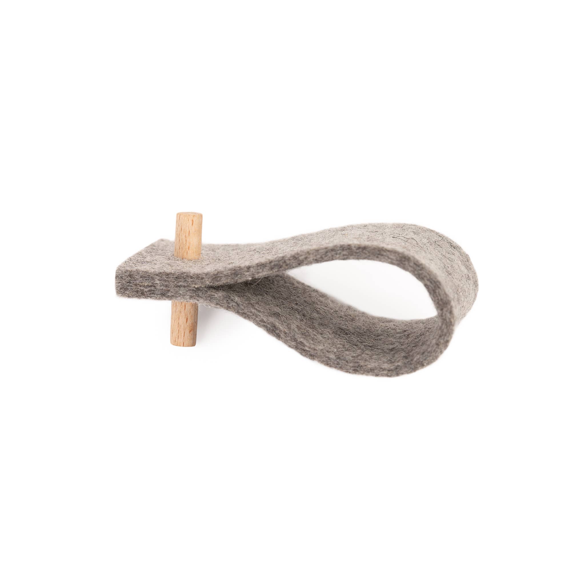 NAMUOS - Venta al por mayor Servilletero de anillo - Servilleteros, grises, 100% fieltro de lana1