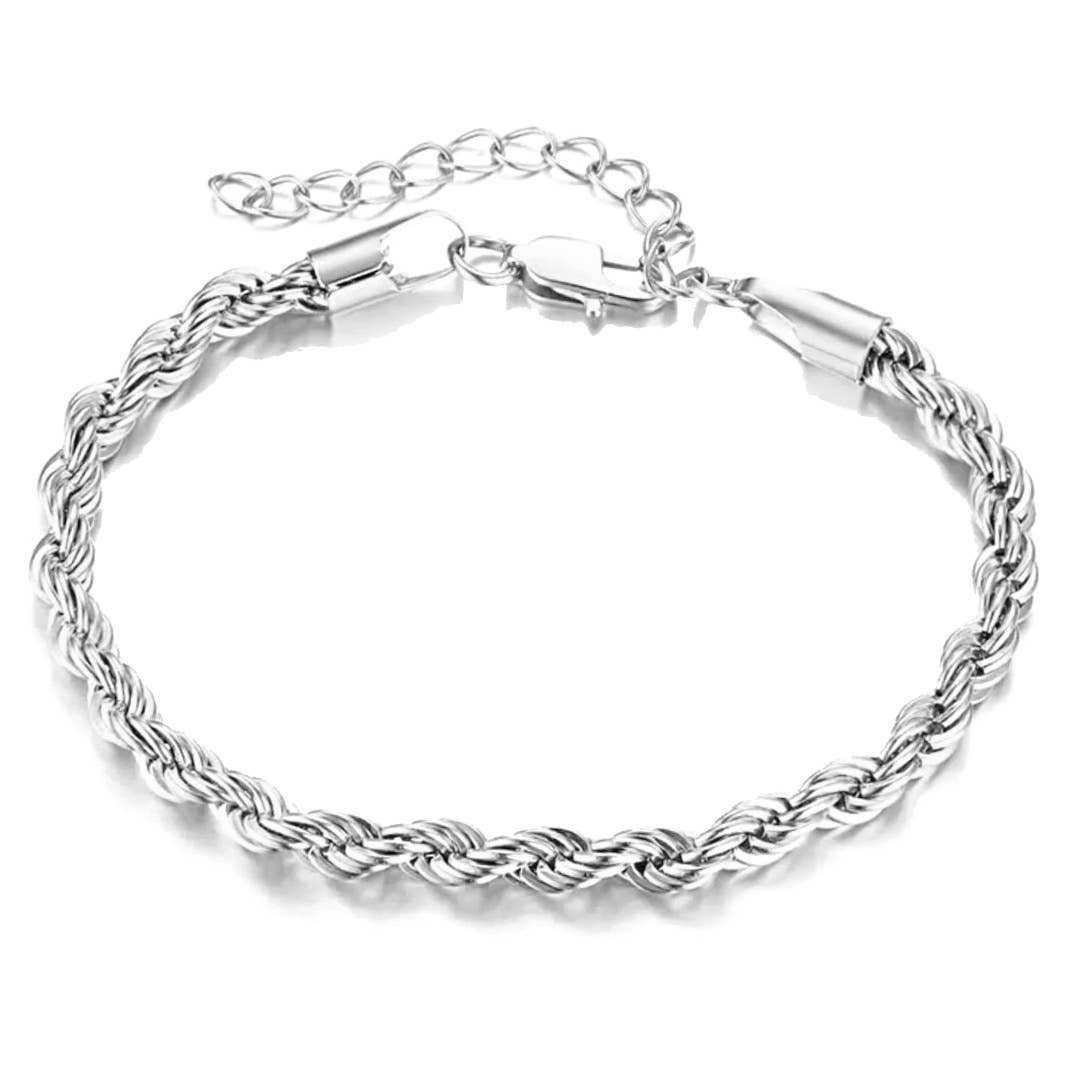 KIKICHIC - Wholesale Link & Chain Bracelet - Twisted Rope Chain Bracelet0