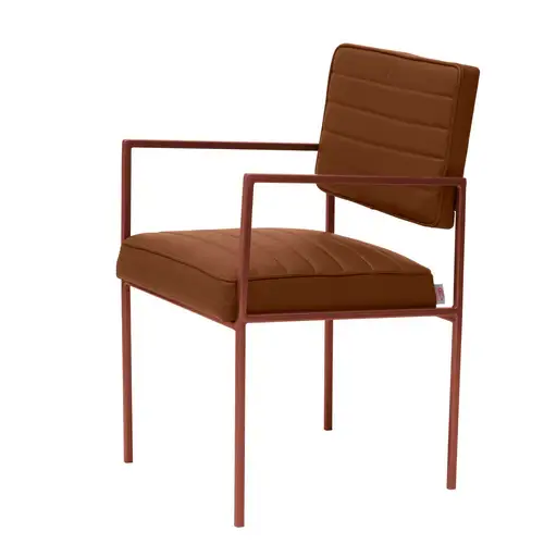 Sternzeit Design - Wholesale Chair - Cube Esstischstuhl mit Armlehnen - Leder1