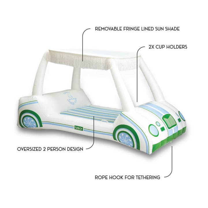 FUNBOY - Wholesale Inflatables - Country Club Golf Cart Pool Float