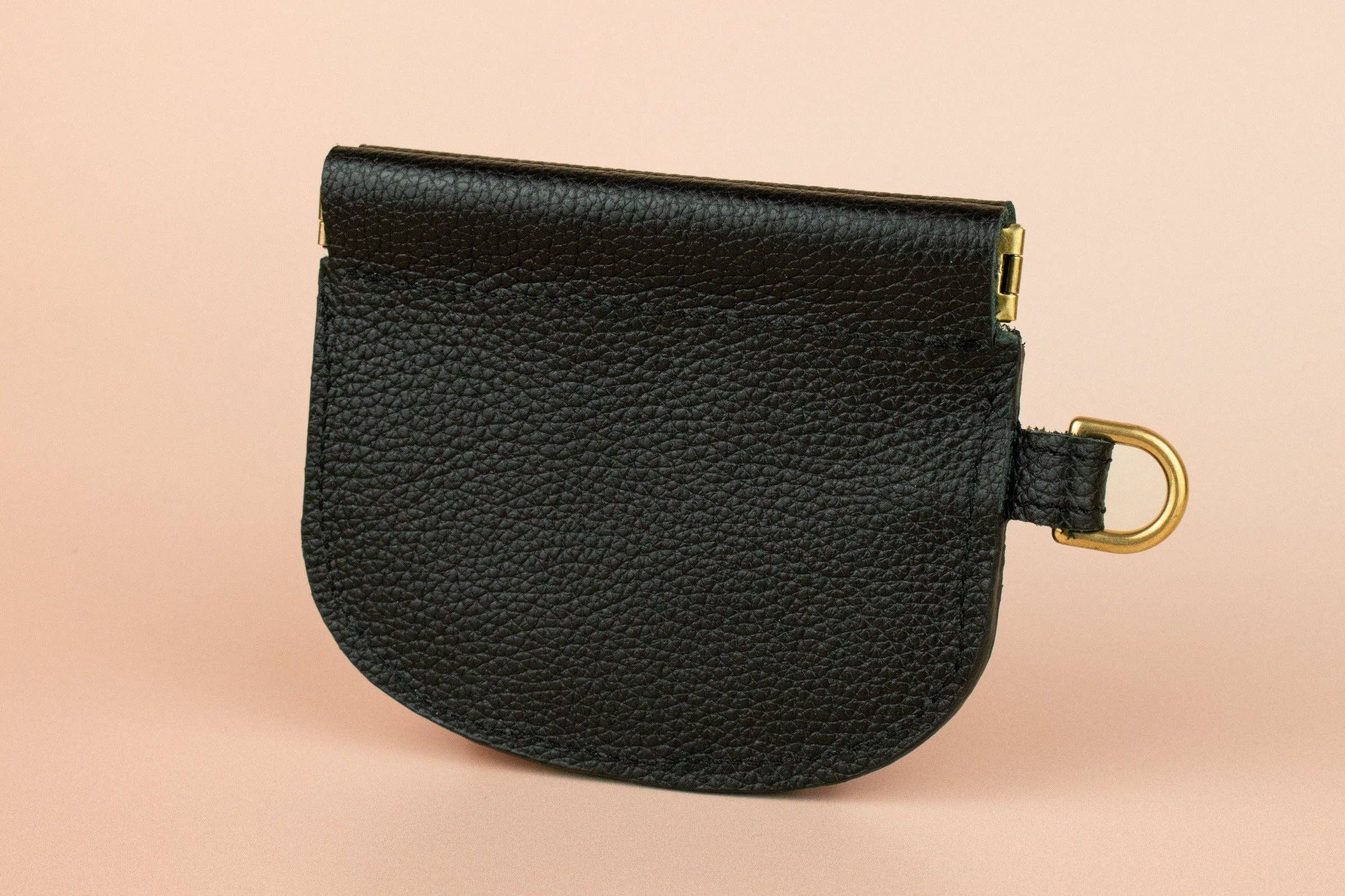 Cold Gold - Wholesale Card Holder - Women's - Chic Leather Card Wallet, Minimalist Cardholder in Black5