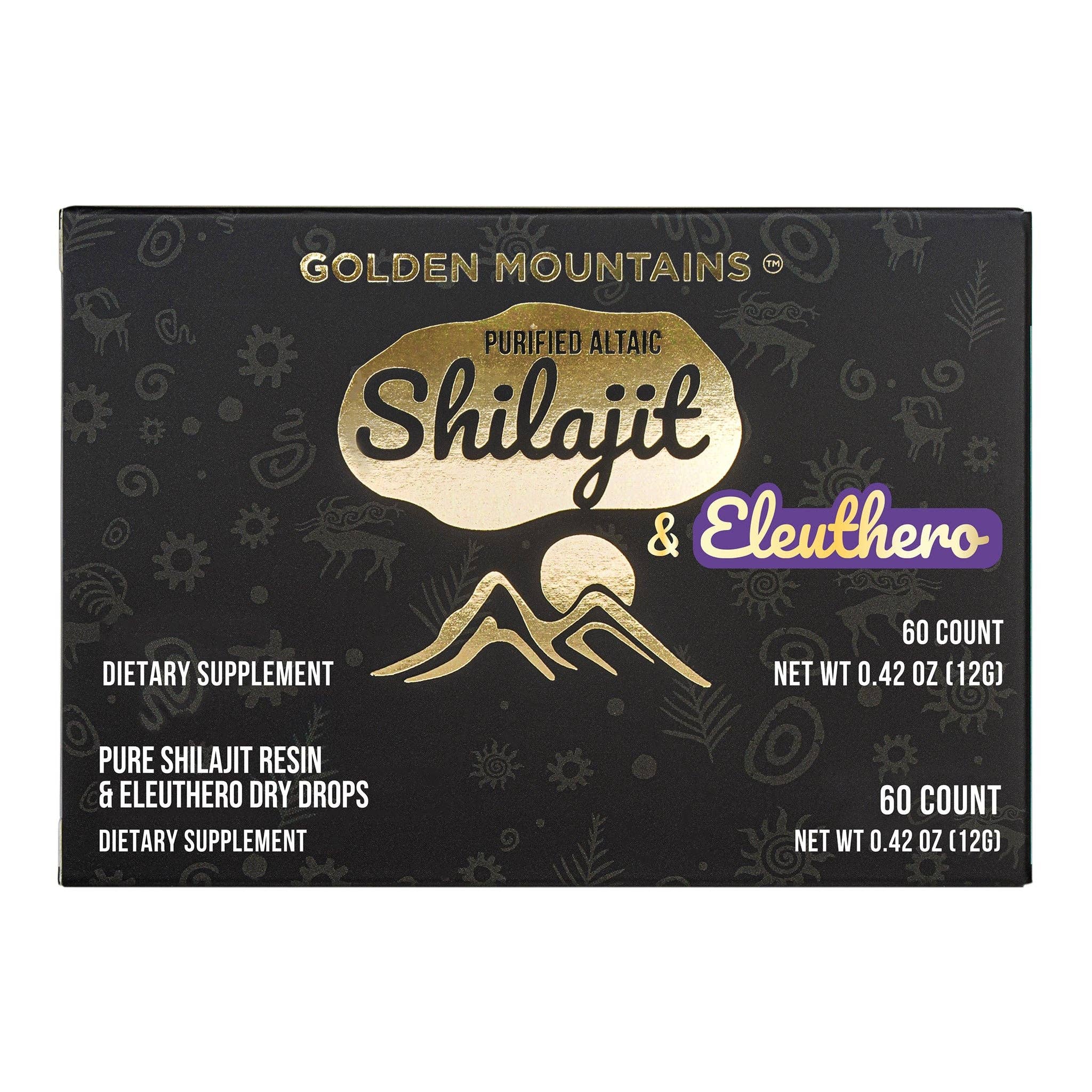 SiberianGreen - Wholesale Oral supplement/vitamin - Siberian Green Pure Altai Shilajit Resin w Eleuthero Ginseng Extract – 180 Dry Drops (3-Pack)2