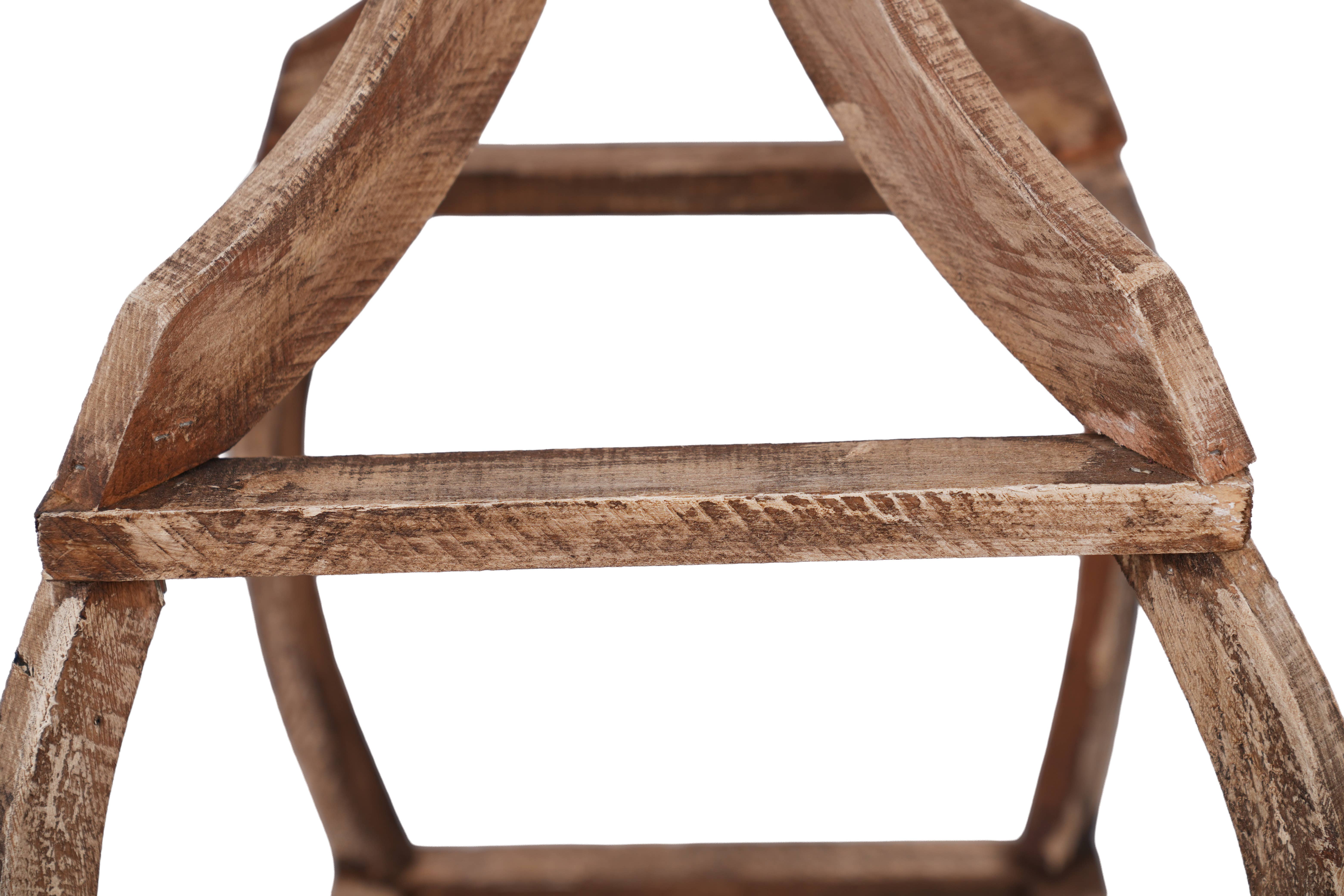 My Amigos Imports - Wholesale Lantern - Globe Farmhouse Wood Lantern-Home Decor-12x12x25 inches-NEW7