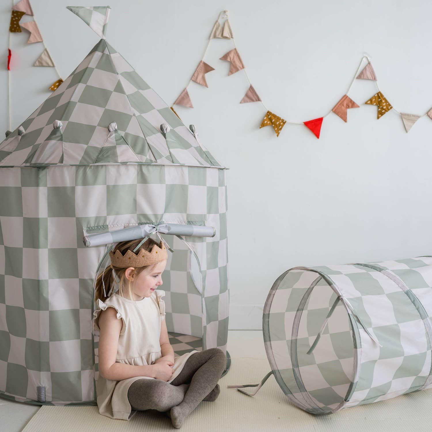3 Sprouts - Wholesale Tent - Kids - Kids Play Tent Castle with Recycled Fabric - Prints13