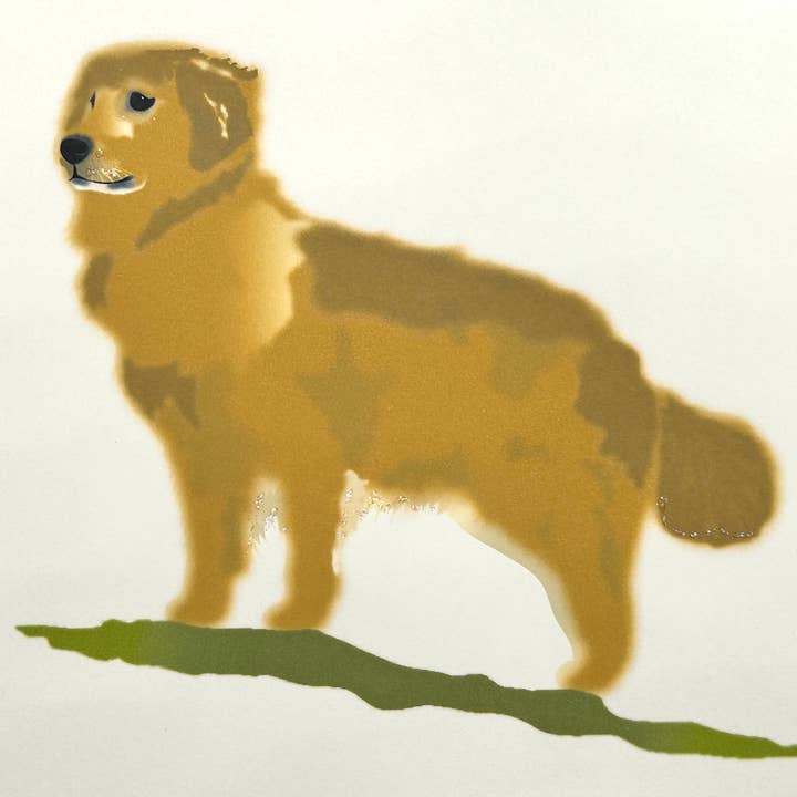 Studio Daedre - Wholesale Stationery/Notecard Set - Golden Redder Retriever Dog -Boxed Note Cards