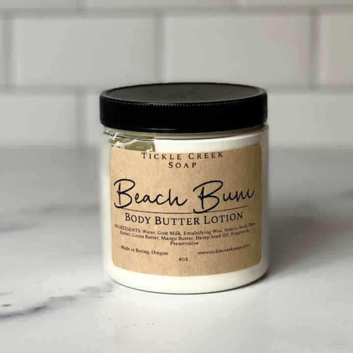 Tickle Creek Soap - Wholesale Body Cream/Lotion - Body Butter Lotion Beach Bum