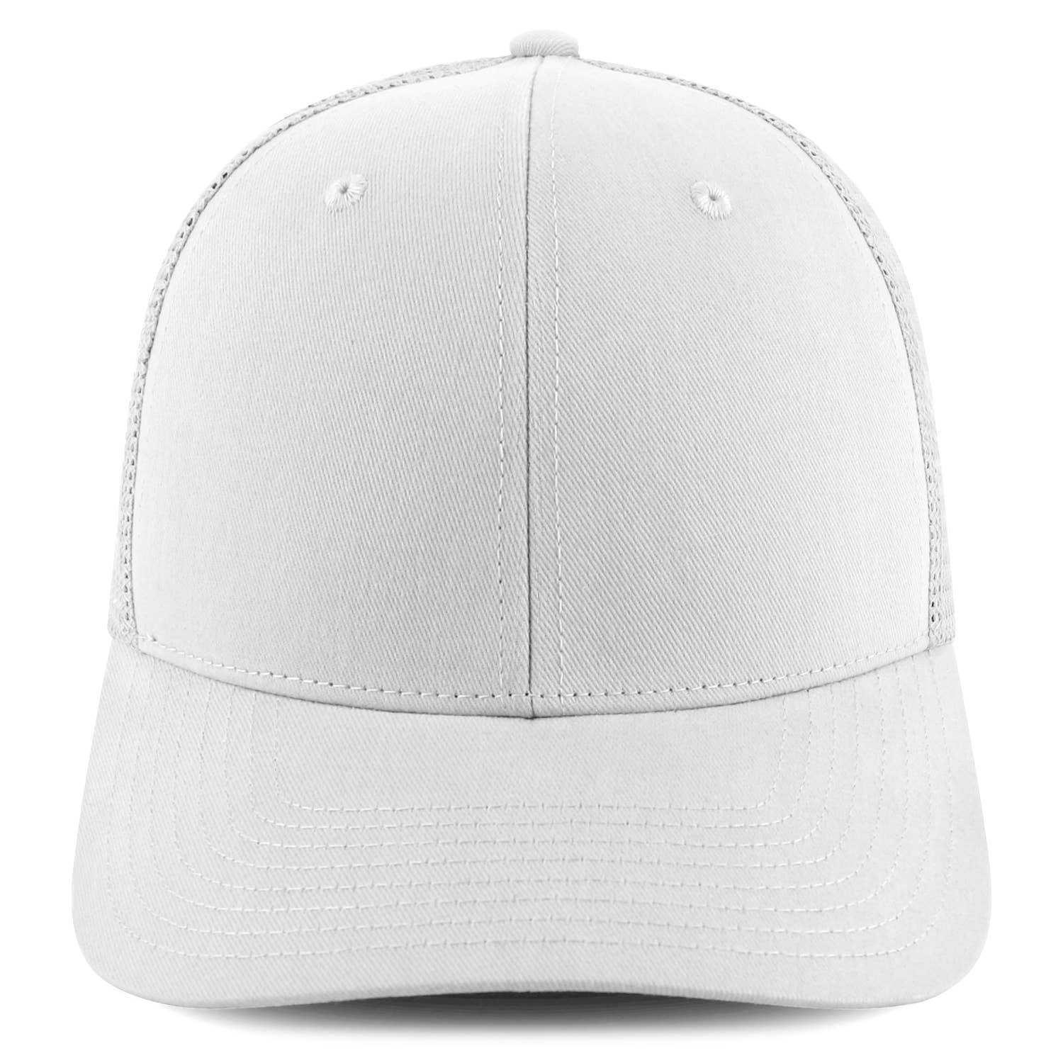 Trendy Apparel Shop – Großhandel Trucker-Cap – Unisex – Übergroße Trucker-Kappe aus strukturiertem, gebogenem Netzstoff mit Schnappverschluss, XXL13
