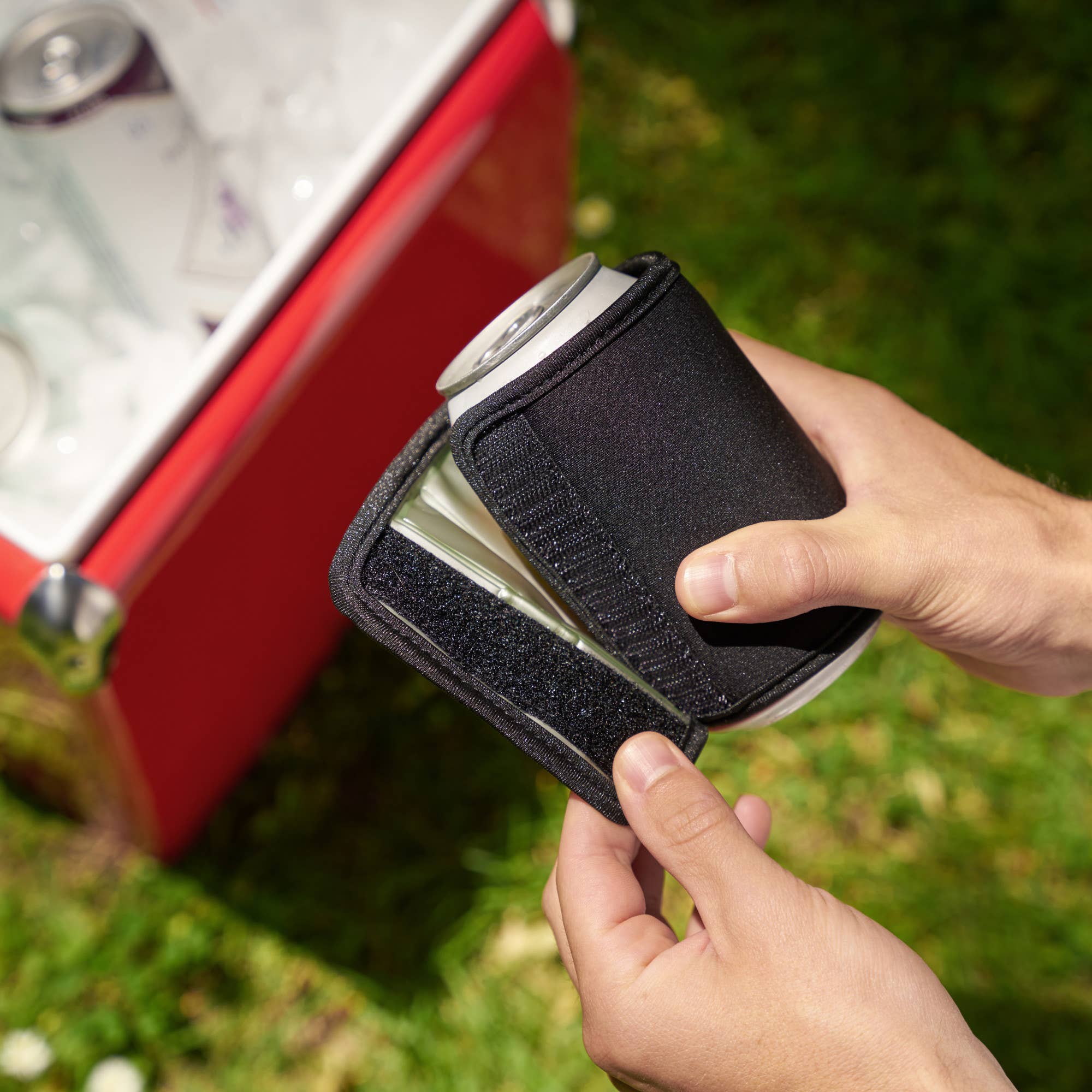 HOST - Wholesale Drink Huggers & Koozies - Insta Chill Sleeve with Cooling Gel Standard Cans in Black3