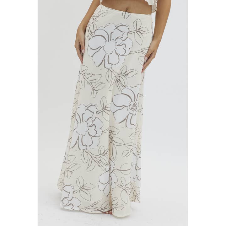 One and Only Collective - Wholesale Top & Skirt Set - Women's - HIGH WAISTED TWO PIECE TOP AND MAXI SKIRT
