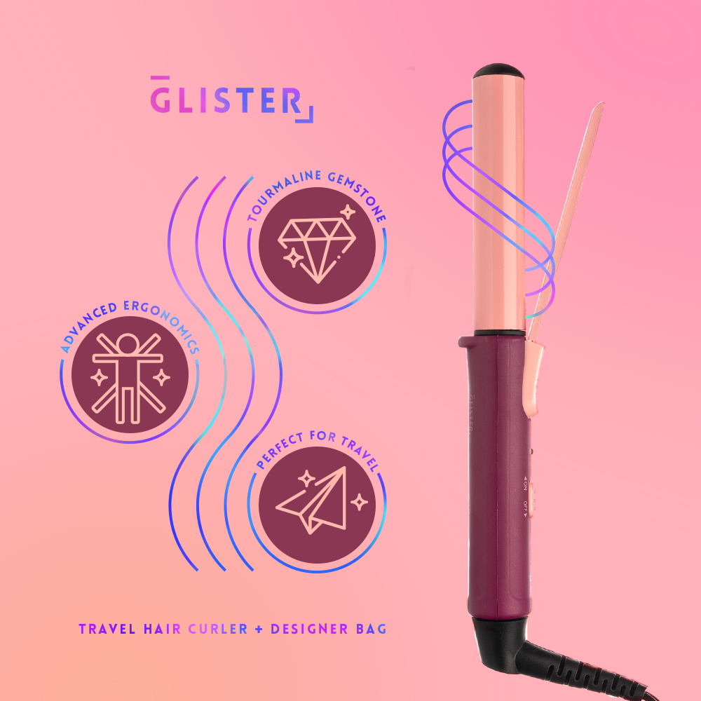 glister curling iron