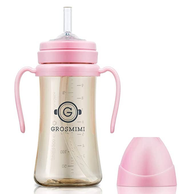 zezebaebae (Grosmimi and Cha&Mom) - Wholesale Drinking Glass/Cup - Kids & Baby - Grosmimi PPSU Straw Cup - 10oz (300ml)3
