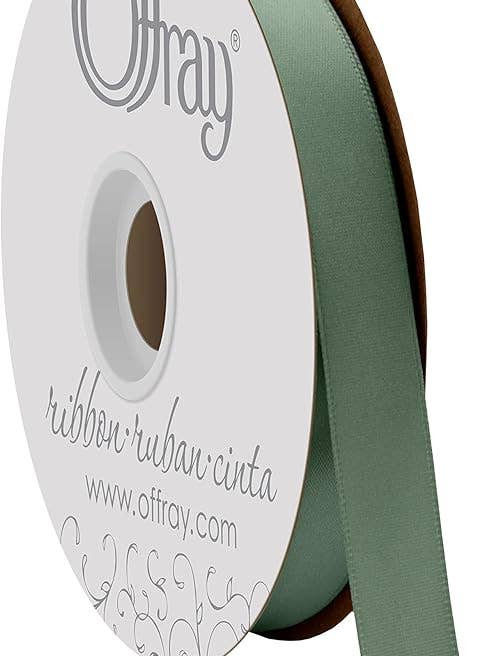 Double-Face Satin Dark Shale 5/8" x 50 Yards for wholesale by Berwick Offray Ribbon