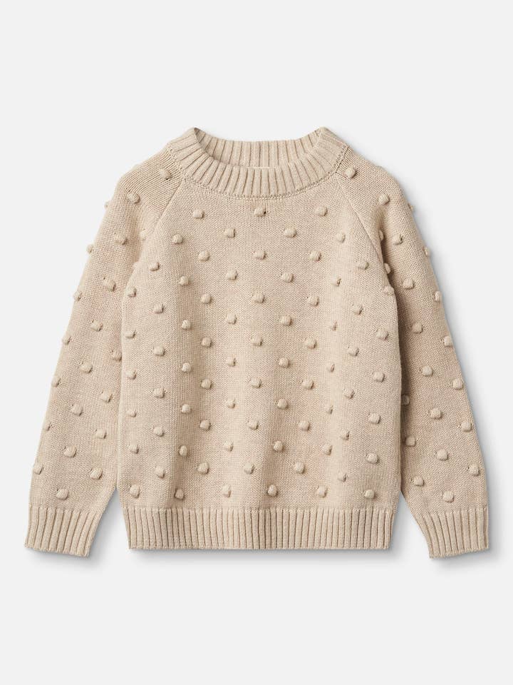 Fliink - Venta al por mayor Jersey de punto - Niños - BON DOT PULLOVER - SANDSHELL
