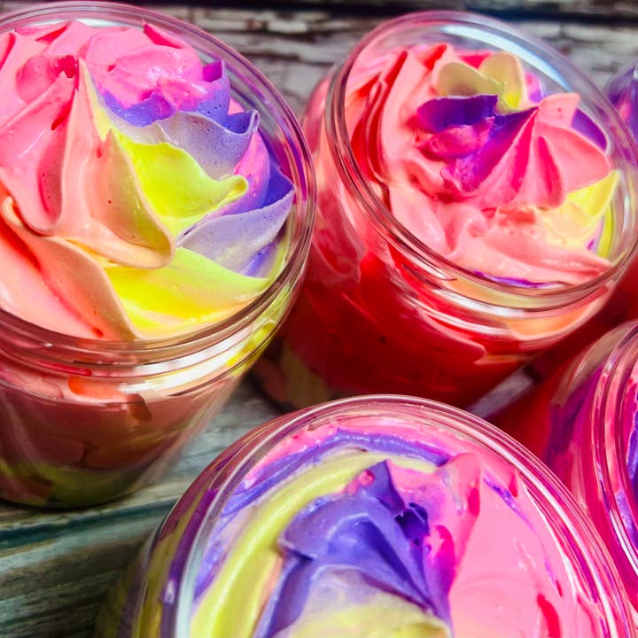 Southern Fleek Bath LLC - Wholesale Whipped Soap - Banana Cabana Sunset Whipped Soap