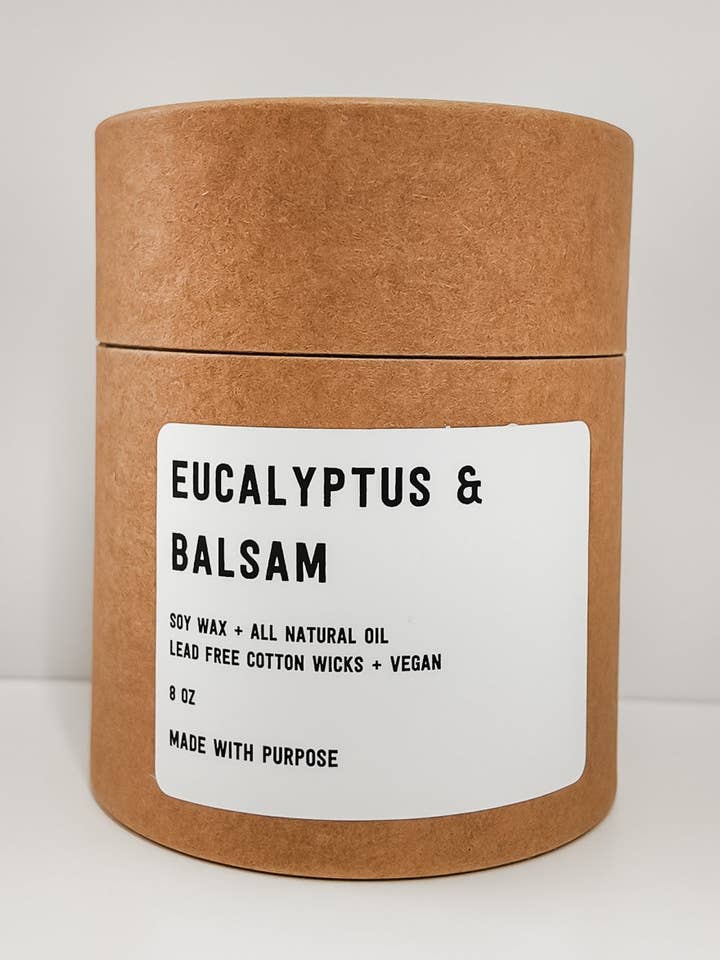 Bougie Eucalyptus & Baume pour la vente par Intentional Goods