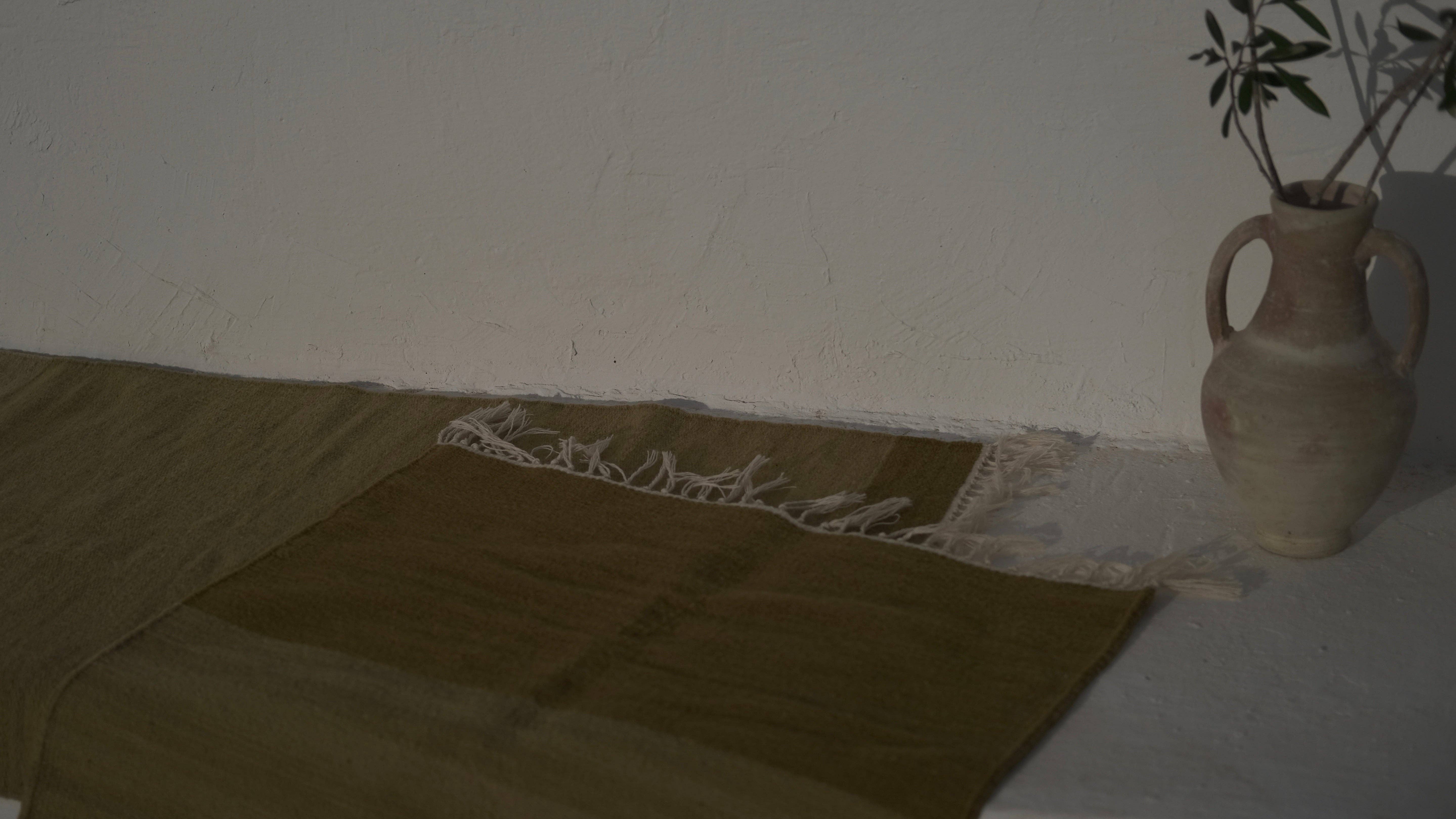 TŪNIQ - Wholesale Area Rug - Plant-Dyed Olive Rug7