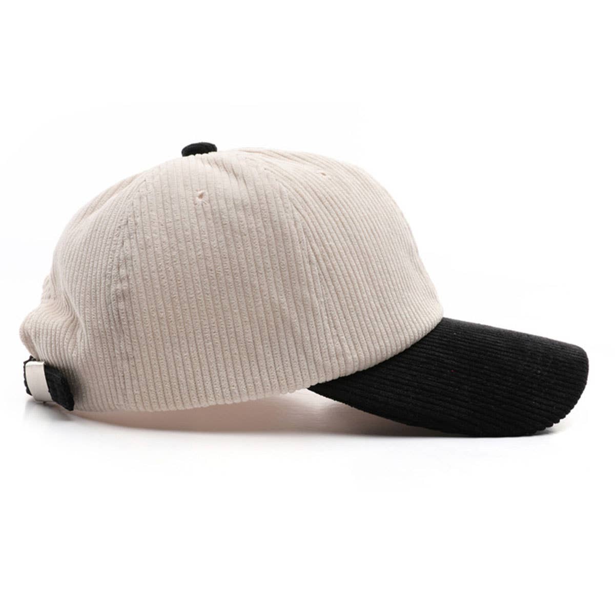 ACCITY - Wholesale Baseball Cap - Unisex - SOLID COLOR PLAIN CORDUROY COLORBLOCKED CAP_CWAH280911