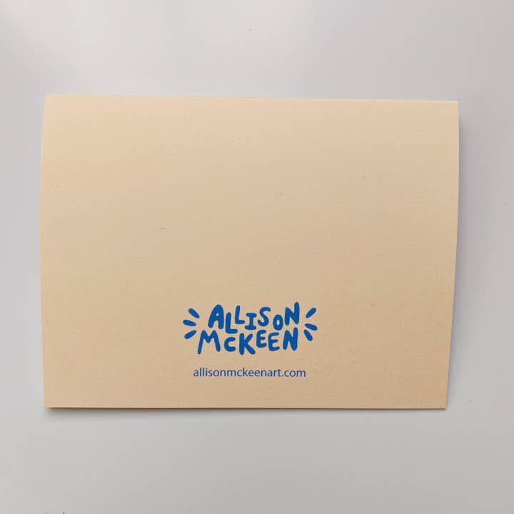 Allison Mckeen Art – postal de agradecimento por atacado – cartão - obrigado2