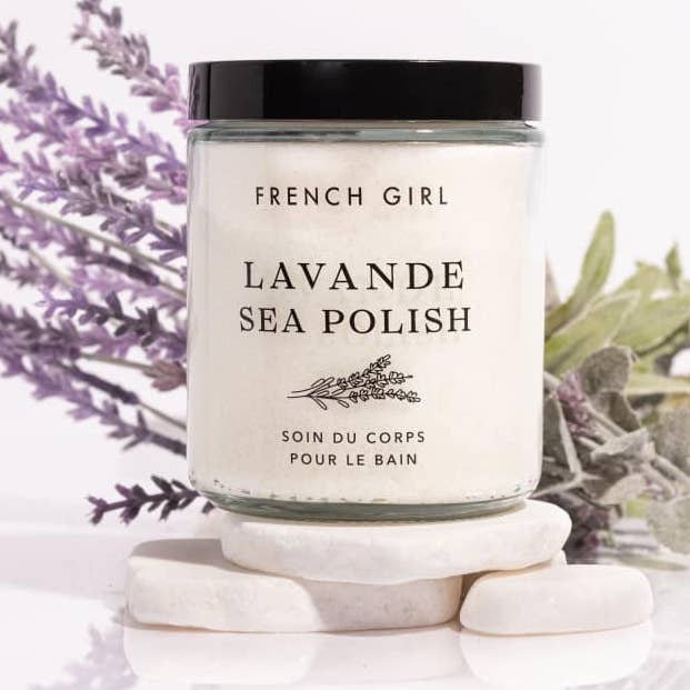 Organic Lavender Hydrating Body Scrub for wholesale by FRENCH GIRL