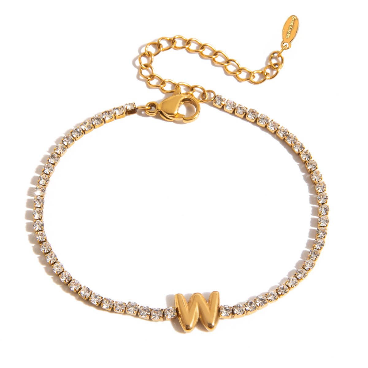 Savvy Bling - Wholesale Tennis Bracelet - Initial Tennis Bracelet Water Resistant22