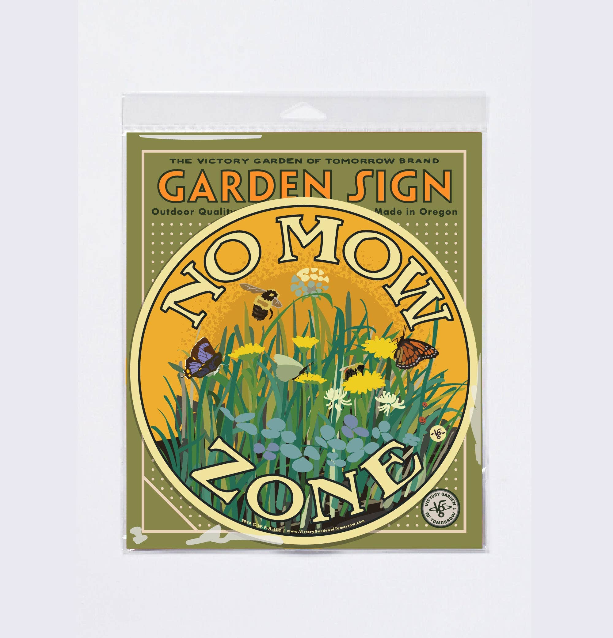 Wirtheim Poster Arts LLC - Wholesale Outdoor Sign - No Mow Zone - Yard and Garden Sign0