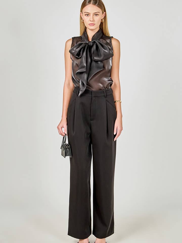 Haut sans manches en organza pour la vente par Endless Rose