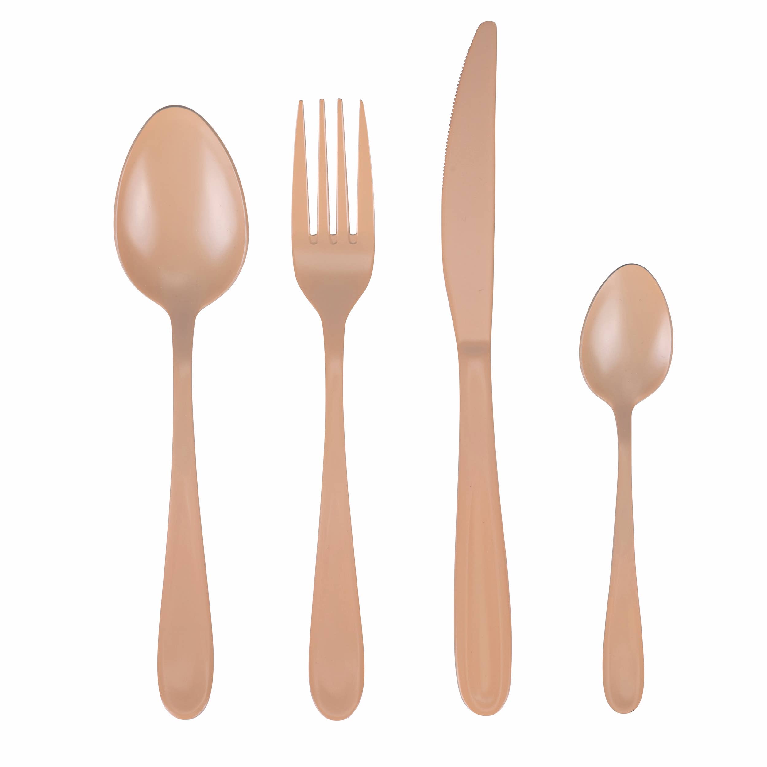 VdE Tivoli 1996 – wholesale Bestickset – VdE Tivoli 1996 Bestickset Shade of Chocolate, 24 delar i 6 nyanser6