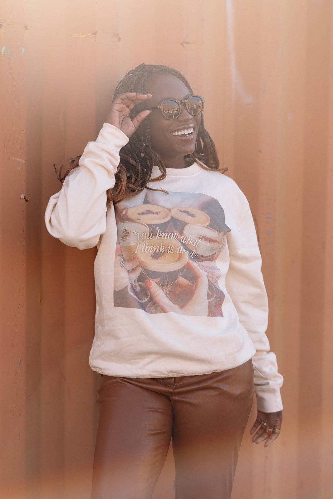 Girl Tribe Co - Wholesale Graphic Sweatshirt - Women's - You Know What I think Is Weird? Sweatshirt1