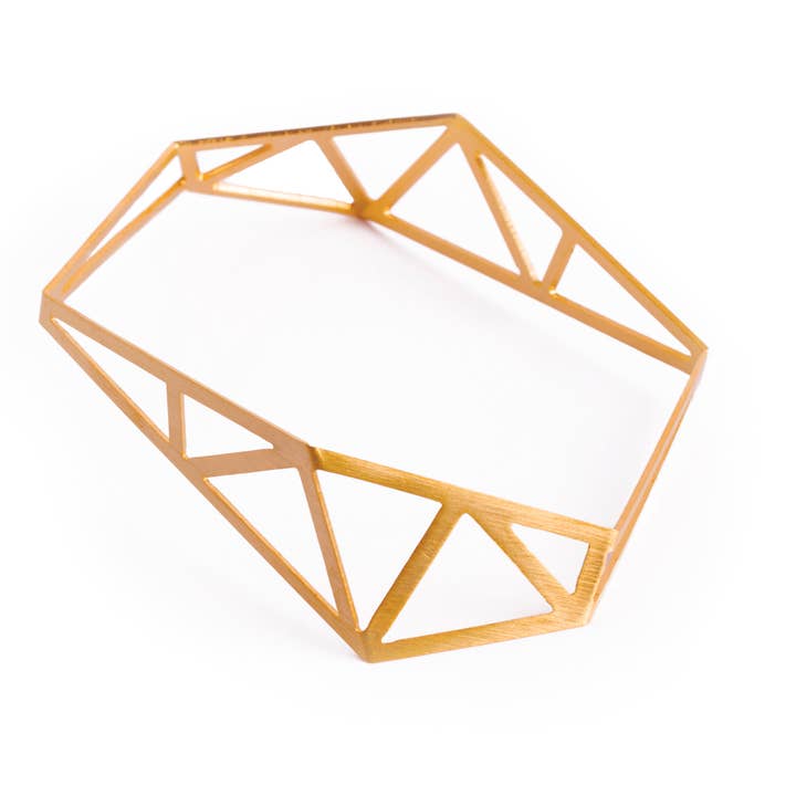 Elina Briede Jewelry - Wholesale Bangle Bracelet - Architectural bangle bracelet1
