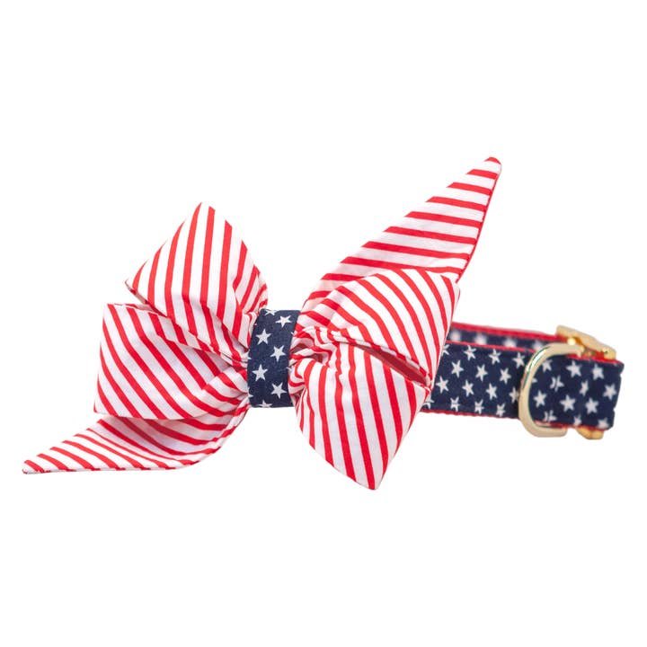 'Merica Belle Bow Hundehalsbånd for engroshandel hos Crew LaLa