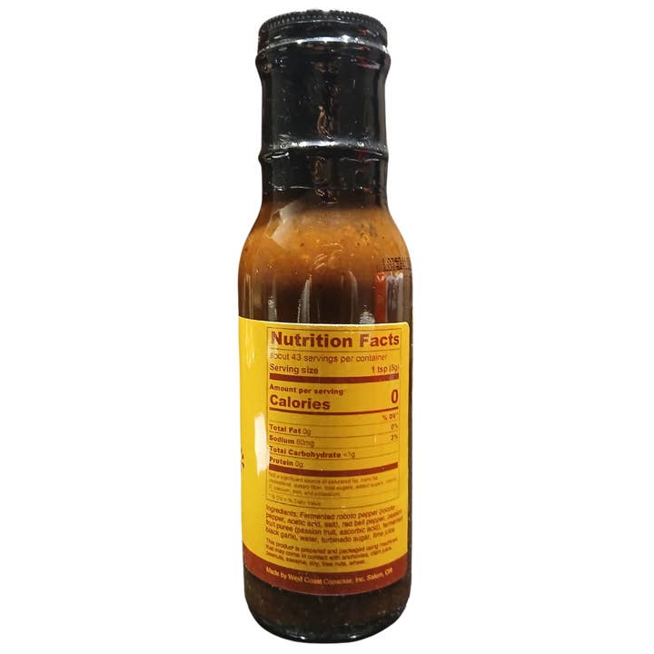 Fresh Pepper Sauce - Wholesale Hot Sauce - Case of 12 Bottles - Rocoto Hot Pepper Sauce