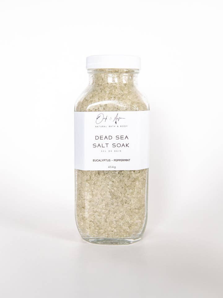 Salt Soak : Dead Sea 454 g pour la vente par Oak & Aspen Soapery