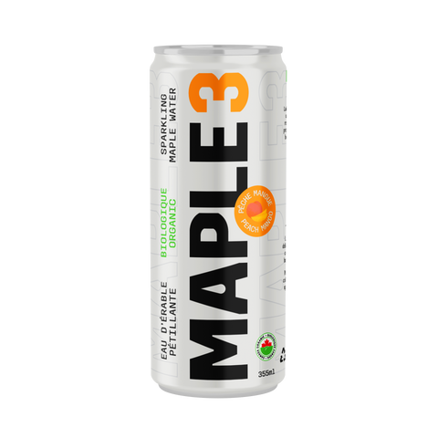 Milo & Dexter - Vente Eau gazeuse - Eau d'Érable Pétillante - Pêche/Mangue0