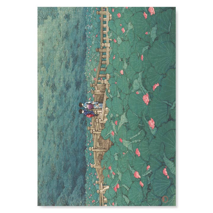 BENTEN POND, SHIBA (1929): Japanese Art Print for wholesale by Ezen Trade