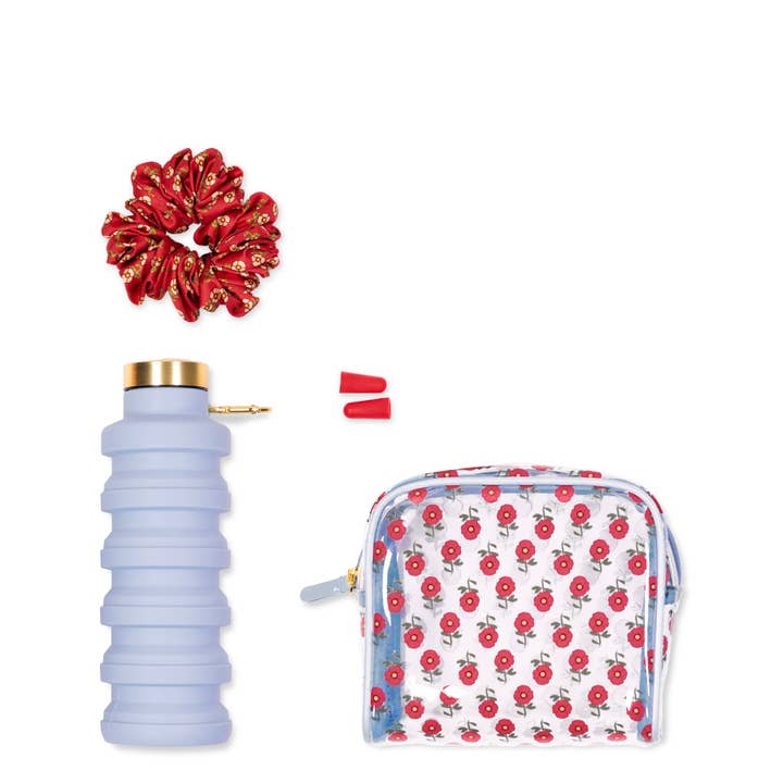 Vera Bradley by Lifeguard Press - Wholesale Travel Set - Jet Setter Travel Kit, Tiny Poppies2