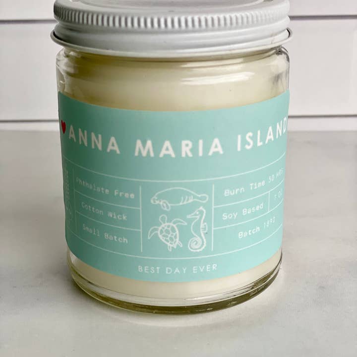 Rambling Caravan - Wholesale Jar/Filled Candle - Anna Maria Island, FL Candle2