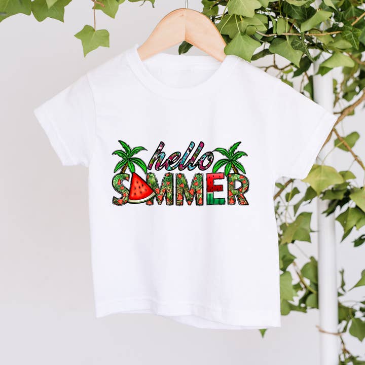 Hello Summer T-shirt (watermelon) for wholesale by Pretty Little Star