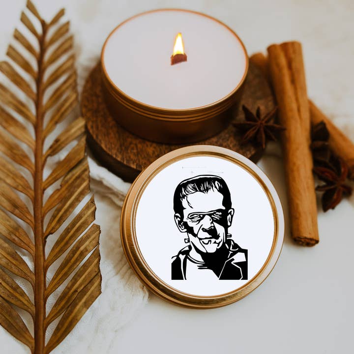 Candela di Halloween, candela horror, decorazioni di Halloween, candela di soia per la vendita all'ingrosso da parte di Unicorntrendz