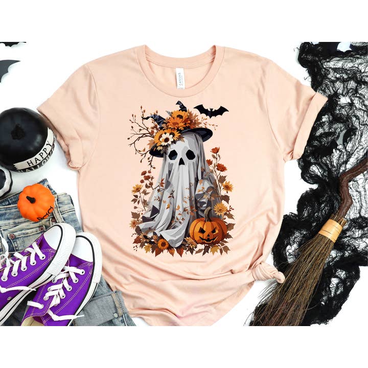 Fall Ghost Shirt - Halloween skjorte for engroshandel hos The Shirt Company