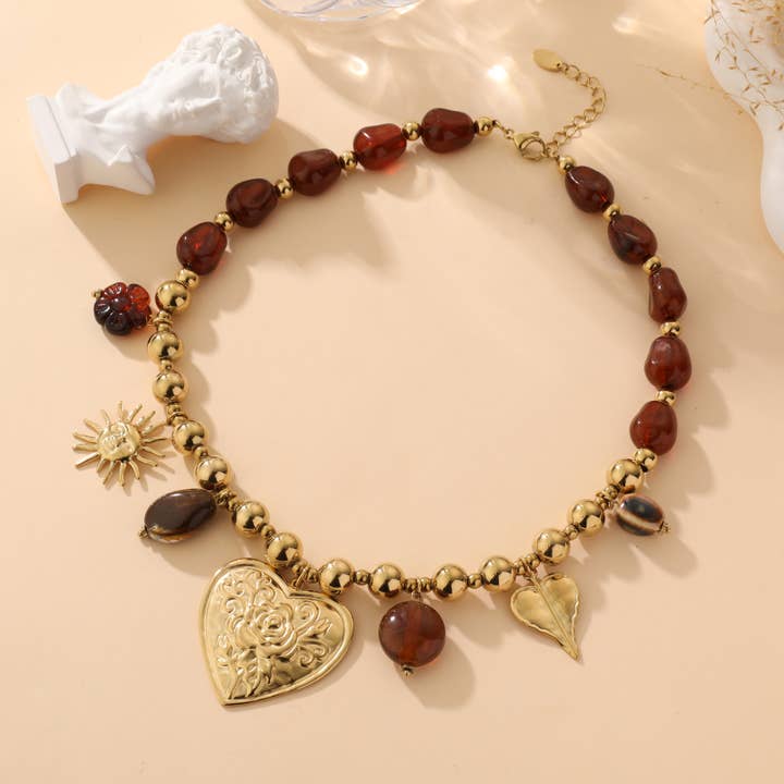 Necklace - Amandine for wholesale by Lovelika