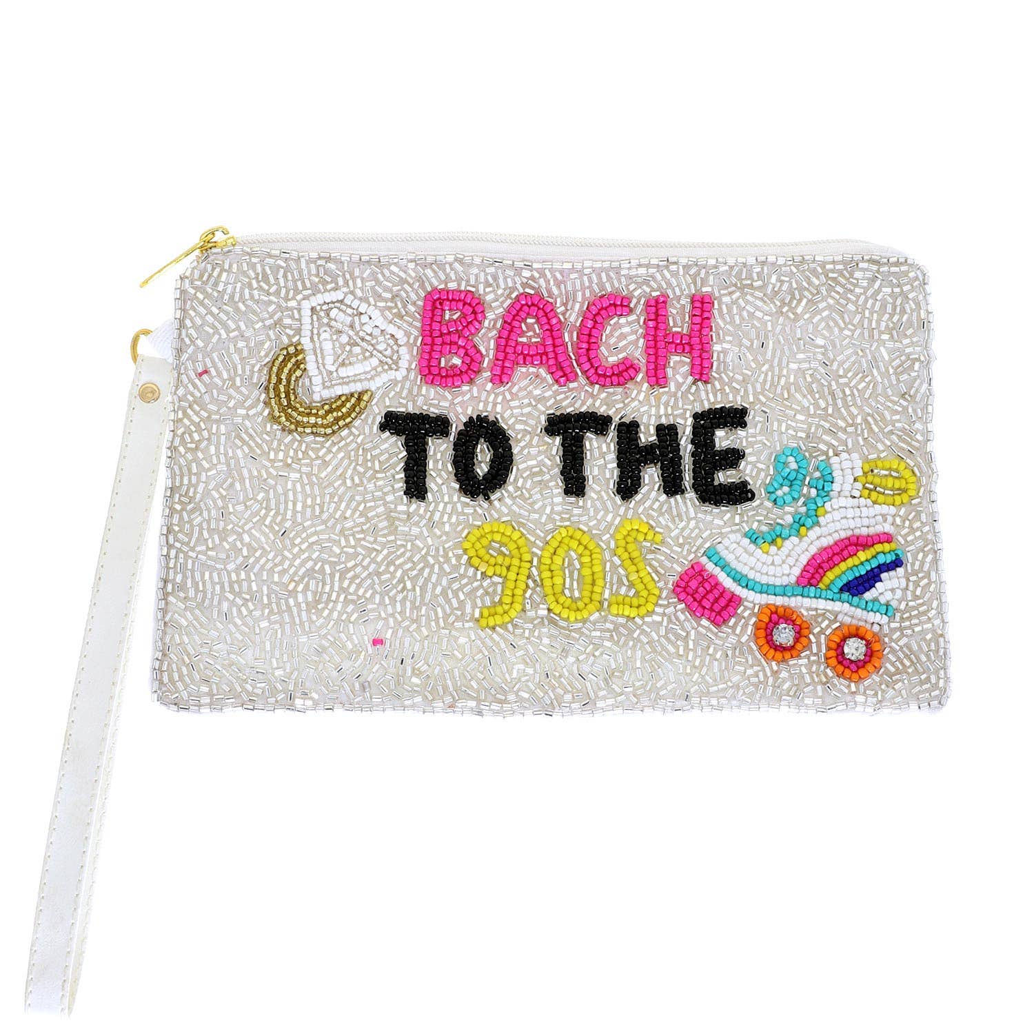 SP Sophia Collection - Wholesale Coin Purse - Women's - Bach To The 90s Bachelorette Beaded Coin Purse w/ Wristlet1