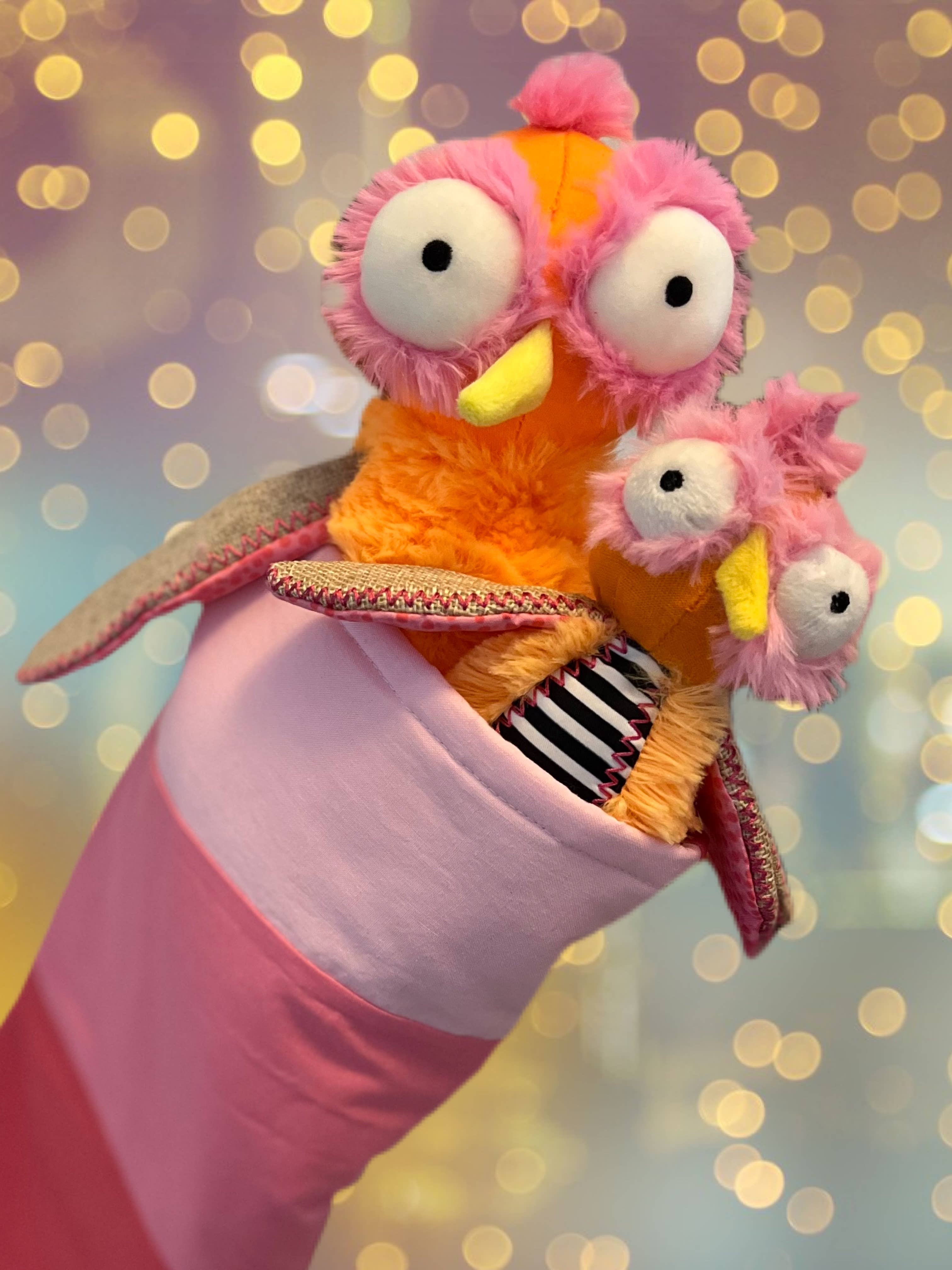 Inklings Baby - Wholesale Hanging Rattle - Baby - Ollie the Oddball Oddbird Chime & See Attachable Hanging Toy3