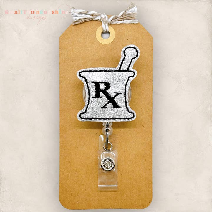 Mortar & Pestle Badge Reel for wholesale by The SmallTownSunshine Company