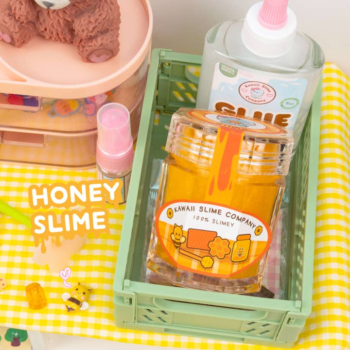 Kawaii Slime Company - Wholesale Putty/Slime - Kids - Homemade Honey Slime Jar (5pcs/case)