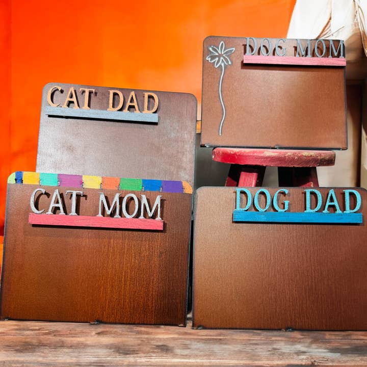 Whimsies - Wholesale Picture Frame - Dog Picture Frame dog mom dog dad cat mom cat dad pet lover